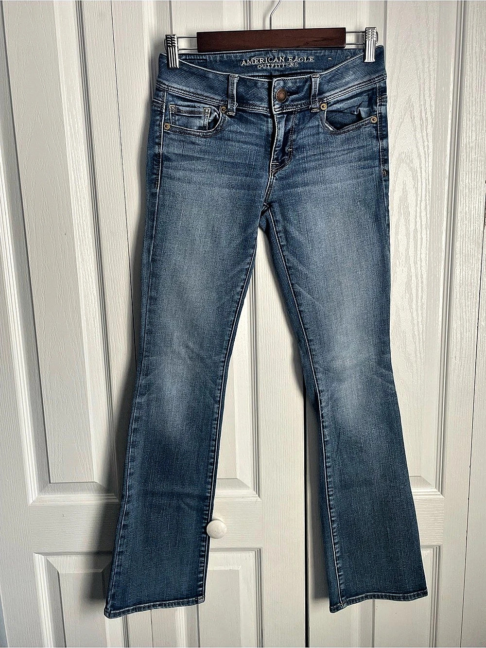 American Eagle Outfitters Kick Boot Super Stretch Jeans, Size 2